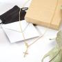 Confirmation Gift Necklace: Holy Confirmation for Girls, Christian Faith, Infinity Cross (gold-plated-brass, NA)