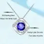 Sapphire Necklace Square Pendant Necklace September Birthstone Choker Necklace Charms for Women Mothers Teens Girls Wedding Birthday Party Jewelry Fashion Gifts Sapphire Necklace Square Pendant Necklace September Birthstone Choker Necklace Charms for Women Mothers Teens Girls Wedding Birthday Party Jewelry Fashion Gifts