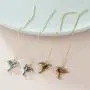 Hummingbird Bird Tassel Chain Stud Earrings Threader Birds Crystal Long Tassel Drop Dangle Earrings for Women Girls Jewelry Gifts