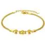 Solid 18k Yellow Gold Bead Bracelet for Women, Fine Anniversary Jewelry Gifts for Wife, Present for Her, 6.5''-7.7'' Solid 18k Yellow Gold Bead Bracelet for Women, Fine Anniversary Jewelry Gifts for Wife, Present for Her, 6.5''-7.7''