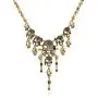 JAJAFOOK Fashion Multi-Level Pirate Skull Tassel Charm Necklace Collar Bib for Women