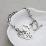 G-Ahora Tinkerbell Bracelet Faith Trust and Pixie Dust Tinkerbell Jewerly Gifts for Women Girls Disney Bracelets