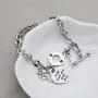 G-Ahora Tinkerbell Bracelet Faith Trust and Pixie Dust Tinkerbell Jewerly Gifts for Women Girls Disney Bracelets