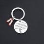 BLEOUK The Wizard of Oz Gifts Inspirational Gift for Women Encouragement Keychain Wizard of Oz Jewelry Ruby Slippers Tin Man Keychain