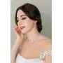 SWEETV Crystal Wedding Bridal Earrings for Women Brides, Wedding Bridesmaid Jewelry Gift, Cubic Zirconia Drop Earrings for Prom Pageant or Daily Wear