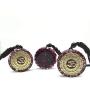 EDENS CALL Healing Chakra OM Symbol Orgonite Crystal Stone Pendant Necklace for Unisex 23.62'' Adjustable Energy Generator Round Shape Necklace