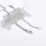 Silvora Sterling Silver Anklet for Women/Men, Minimalist Durable Cuban Link/Figaro Chain Foot Bracelet Anklets for Beach Party - Send with Gift Box Silvora Sterling Silver Anklet for Women/Men, Minimalist Durable Cuban Link/Figaro Chain Foot Bracelet Anklets for Beach Party - Send with Gift Box