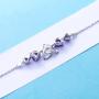 Sterling Silver Good Luck Irish Celtic Knot Love Knot Claddagh Lover Heart Shaped Pendant Necklace Bracelet