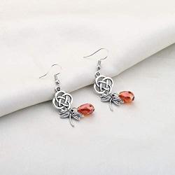 LBSBO Outlander Inspired Jewelry Celtic Knot Cross Pendant Earrings Outlander Claire Fraser Earrings Sassenach Scottish Outlander Gift