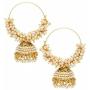 Crunchy Fashion Bollywood Style Traditional Indian Jewelry Bahubali Jhumki Jhumka Earrings for Women/Girls