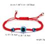 4Pcs Evil Eye Bracelets for Women Men,7 Knot Adjusted Handmade Lucky Bracelets for Protection Kabbalah Black Blue Red String Bracelets Amulet Jewelry Gift for Families Friends,4 Packs