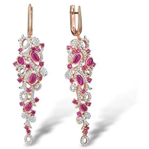 Santuzza Grape Drop Earrings Created Ruby Dangle Earrings 925 Sterling Silver Elegant Sparkling Fine Jewelry For Women Santuzza Grape Drop Earrings Created Ruby Dangle Earrings 925 Sterling Silver Elegant Sparkling Fine Jewelry For Women