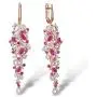 Santuzza Grape Drop Earrings Created Ruby Dangle Earrings 925 Sterling Silver Elegant Sparkling Fine Jewelry For Women Santuzza Grape Drop Earrings Created Ruby Dangle Earrings 925 Sterling Silver Elegant Sparkling Fine Jewelry For Women