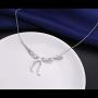 S925 Sterling Silver Choker Jewelry Dinosaur Vintage Necklace Short Necklace for Women Teens 15+3‘’