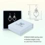 Eusense Celtic Knot Earrings, Sterling Silver Polished Good Luck Irish Celtic Jewelry Gift for Women Girls
