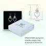 Eusense Celtic Knot Earrings, Sterling Silver Polished Good Luck Irish Celtic Jewelry Gift for Women Girls Eusense Celtic Knot Earrings, Sterling Silver Polished Good Luck Irish Celtic Jewelry Gift for Women Girls
