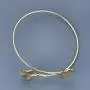 SENFAI Ginkgo Leaf Cuff Hook Bracelet Bangle Open Expandable 3 Tone SENFAI Ginkgo Leaf Cuff Hook Bracelet Bangle Open Expandable 3 Tone