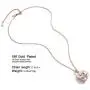 AllenCOCO 18K Gold Plated Enamel Rose Flower Pendant Necklace for Women AllenCOCO 18K Gold Plated Enamel Rose Flower Pendant Necklace for Women