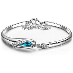 QIANSE Mothers Day Bracelets for Her Crystals from Austria Jewelry Gifts for Christmas Birthday Mothers Day Presents for Mom Women Best Friend