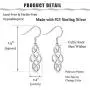 Sllaiss 925 Sterling Silver Celtic Knot Dangle Earrings Good Luck Irish Celtic Knot Vintage Drop Earrings Celtic Jewelry for Women Sllaiss 925 Sterling Silver Celtic Knot Dangle Earrings Good Luck Irish Celtic Knot Vintage Drop Earrings Celtic Jewelry for Women