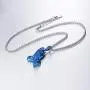 U7 Praying Hands Necklace for Men Women Religious Pendant with 22 Inch Spiga Rope Chain 22'',5 Styles, Customizable