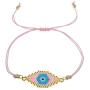 GOOKEY Adjustable Evil Eye Bracelet for Women - Good Luck Amulet Jewelry Handmade Bracelet Charm Bangle Protection Bracelet, The Great Gift for Women