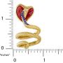 RockLove DISNEY’S ALADDIN Jafar’s Snake Staff Ring
