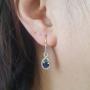 Dazzlingrock Collection 10K Ladies Infinity Dangling Earrings, Rose Gold