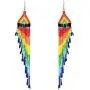 Long Beaded Earrings Dangle - Boho Sleek Fringe Earrings Statement Handmade with Hook, Gift Ideas for Women Jewelry Long Beaded Earrings Dangle - Boho Sleek Fringe Earrings Statement Handmade with Hook, Gift Ideas for Women Jewelry