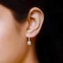 LeCalla Sterling Silver Jewelry Leverback Earring for Women