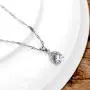 Dainty Platinum Plated Round Cubic Zirconia Teardop Pendant Necklace for Women Teen Girls ZY041 Dainty Platinum Plated Round Cubic Zirconia Teardop Pendant Necklace for Women Teen Girls ZY041