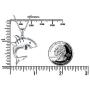 S925 Sterling Silver Dainty Animal Pendant Necklace for Women Men Teen Boy Girl