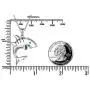 S925 Sterling Silver Dainty Animal Pendant Necklace for Women Men Teen Boy Girl