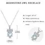 Owl Gifts for Women Girls 925 Sterling Silver Owl Necklace Moonstone Pendant Necklace Owl Jewelry Gift for Owl Lovers Women Owl Gifts for Women Girls 925 Sterling Silver Owl Necklace Moonstone Pendant Necklace Owl Jewelry Gift for Owl Lovers Women