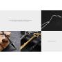 PAMTIER Men Stainless Steel Spear Point Arrowhead Spearhead Pendant Necklace Polished Silver/Gold/Black