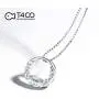 T400 White Round Pendant Necklace AAA Cubic Zirconia Wedding Gift for Women Girls T400 White Round Pendant Necklace AAA Cubic Zirconia Wedding Gift for Women Girls