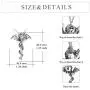 Sterling Silver Dragon Sward Necklace for Men Unisex Vintage Pendant Necklace Sterling Silver Dragon Sward Necklace for Men Unisex Vintage Pendant Necklace