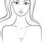 Silver Plated Crystal Cheerleader Charm Necklace Silver Plated Crystal Cheerleader Charm Necklace