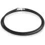 Plain Black Rubber Cord Necklace Pendant for Women for Men Teen Silver Plated Lobster Claw Clasp 14 16 18 20 24 Inch