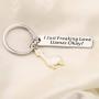 ENSIANTH I Just Freaking Love Llamas Okay Keychain Llamas Lover Gifts Funny Alpaca Gifts for Friend Animal Positive Jewelry