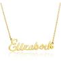 Moronly Personalized Name Necklace for Women 316 Stainless Steel Nameplate Pendant Necklace Hypoallergenic Jewelry