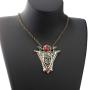 FAADBUK The Twilight Saga Inspired Gift The Twilight Saga Crescent Wave Tower Bell Necklace Twilight Saga Inspired Movie Jewelry