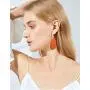 8 Pairs Lightweight Leather Earrings for Women Girls - Petal Dangle Earrings Antique Handmade Faux Leather Jewelry Classic Style for Gift 8 Pairs Lightweight Leather Earrings for Women Girls - Petal Dangle Earrings Antique Handmade Faux Leather Jewelry Classic Style for Gift