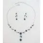 Faship Gorgeous Rhinestone Crystal Floral Necklace Earrings Set Faship Gorgeous Rhinestone Crystal Floral Necklace Earrings Set