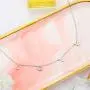Moronly Love Letter Necklace for Women CZ Love Script Necklace 14K Gold Plated Charm Jewelry Choker Necklace Hypoallergenic