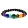 Chakra Bracelet For Women Real Stones - 7 Chakra Beads Bracelet - Healing Bracelet Hand Painted Lotus Diffuser Stretch Bracelet For Women Men Lava Stone 7.25'' Length Chakra Bracelet For Women Real Stones - 7 Chakra Beads Bracelet - Healing Bracelet Hand Painted Lotus Diffuser Stretch Bracelet For Women Men Lava Stone 7.25'' Length