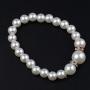 COLORFUL BLING Imitation Pearl Necklace Bracelet Earring Sets Crystal Dangle Pearl Jewelry Sets for Women