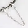 Safety Chain Charms Heart 925 Sterling Silver Beads fit Pandora Charms Bracelet & Necklace Safety Chain Charms Heart 925 Sterling Silver Beads fit Pandora Charms Bracelet & Necklace