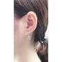 Tiny Moon Dangle Hoop Earrings for Women Girls Teens S925 Sterling Silver Charms Hoops Crescent Half Moon Horn Drop Tiny Cuff Cartilage Helix Minimalist Polished Earrings Fashion Jewelry
