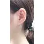 Tiny Moon Dangle Hoop Earrings for Women Girls Teens S925 Sterling Silver Charms Hoops Crescent Half Moon Horn Drop Tiny Cuff Cartilage Helix Minimalist Polished Earrings Fashion Jewelry